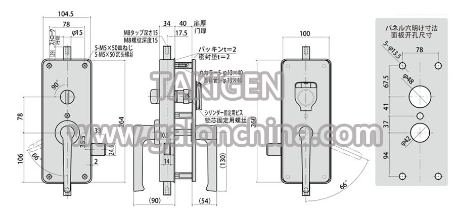 47419金牛版贸易提供takigen五金设计图纸
